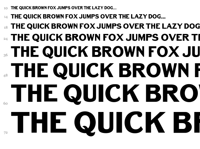 Bench Grinder Titling font waterfall